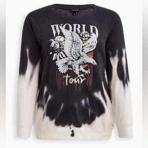 Torrid tie dye eagle sweatshirt